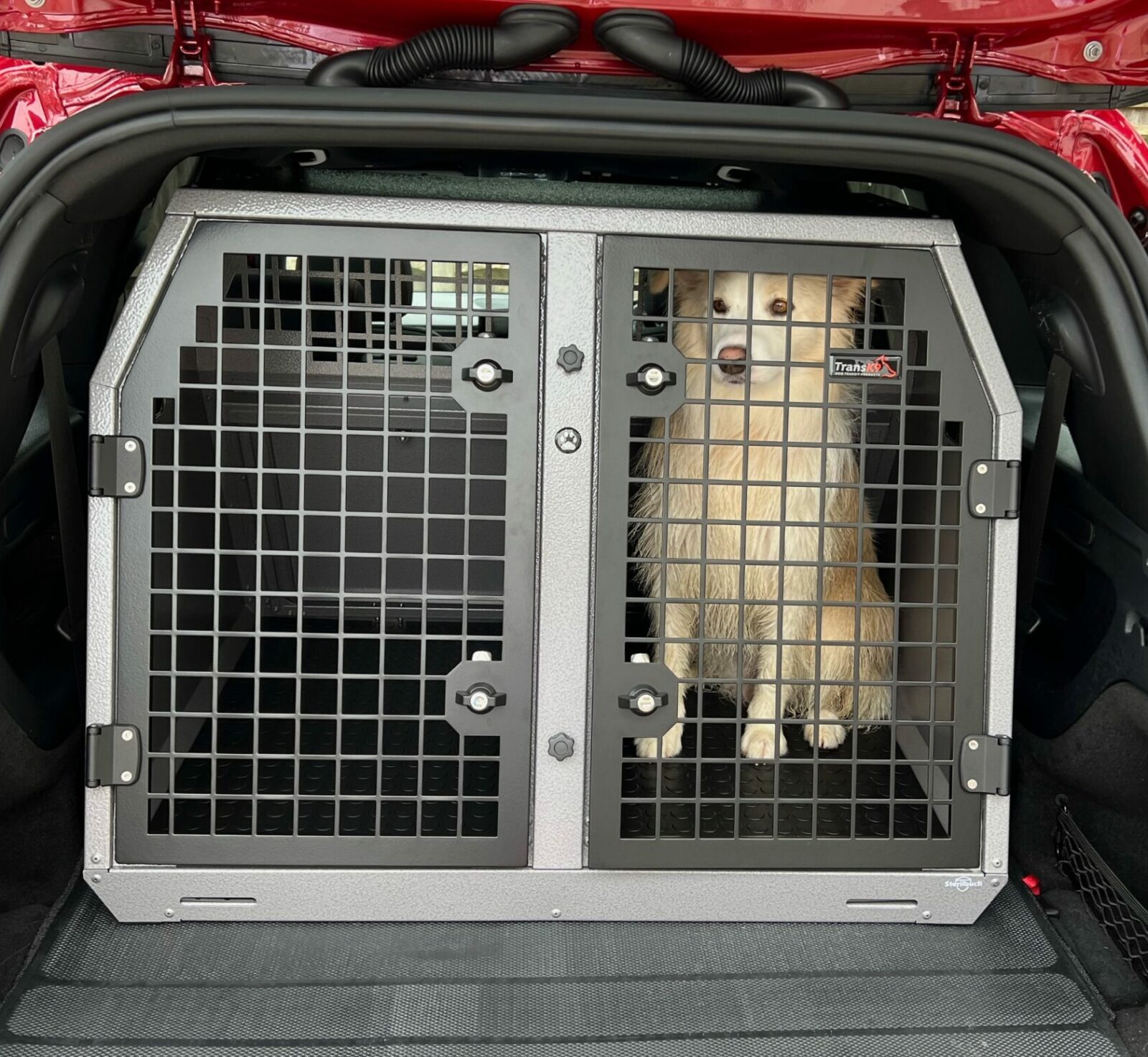 K9/C16 Double Dog Cage Dog Transit Box Audi Q5, Ford Kuga,Volkswagen TransK9