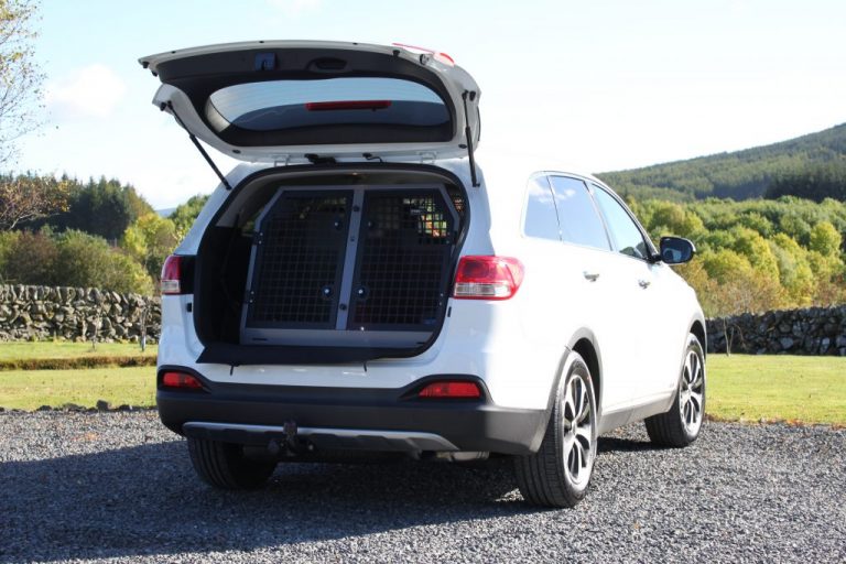 Car Dog Cages, Crates & Transit Boxes for Kia Sorento 2016 2020 TransK9