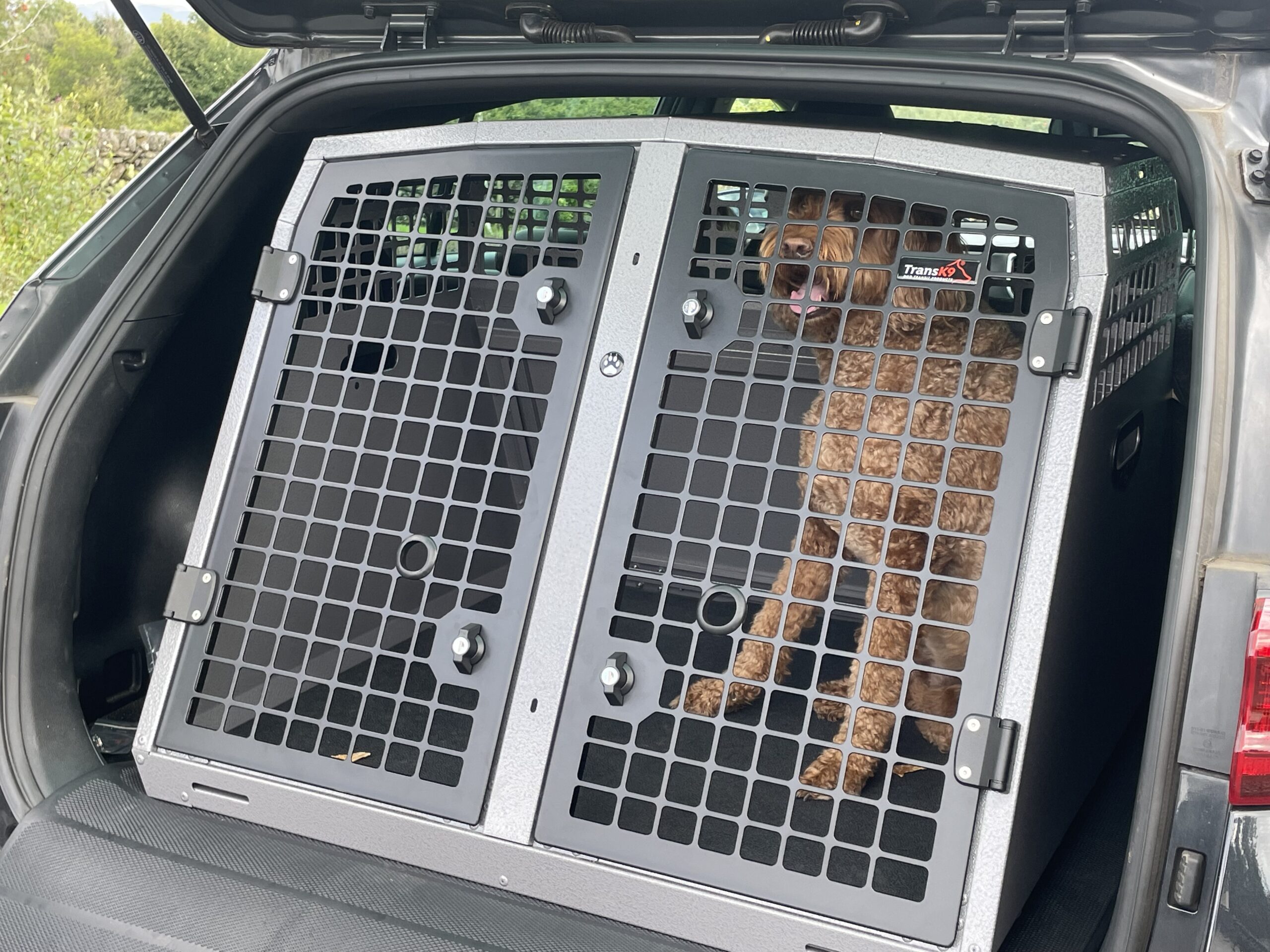 K9/C49 Double Dog Cage Dog Transit Box for Volvo XC40 Kia Sportage