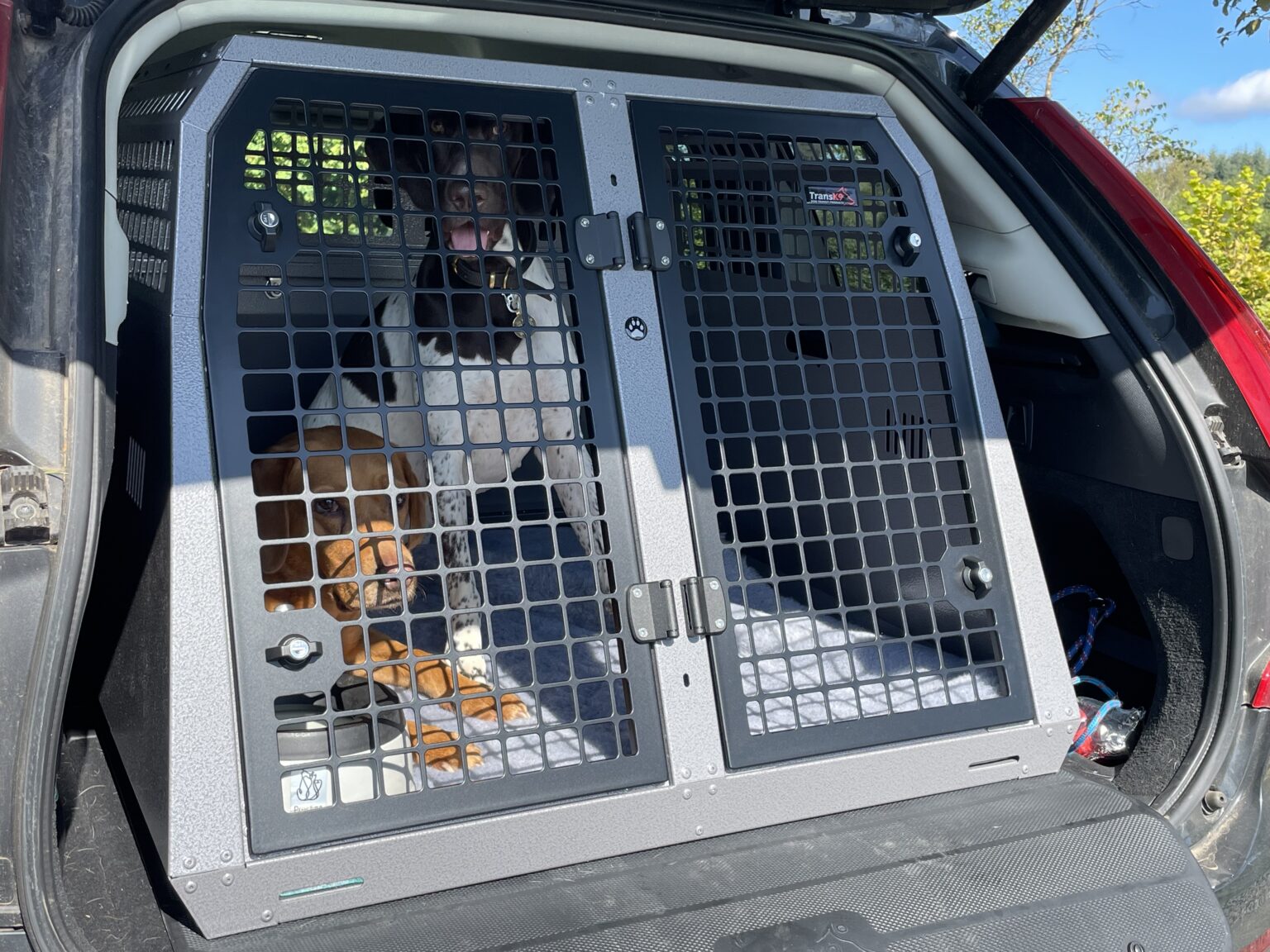 K9/C50 Double Dog Cage for Volvo XC90 TransK9