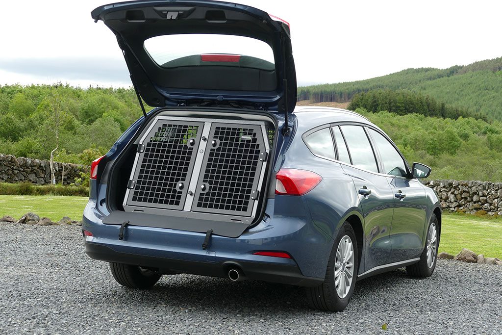 Car Dog Cages, Crates & Transit Boxes for Ford Focus Estate 2018