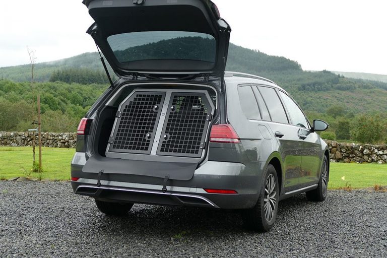 K9/B2 Double Dog Cage for Volkswagen Golf TransK9