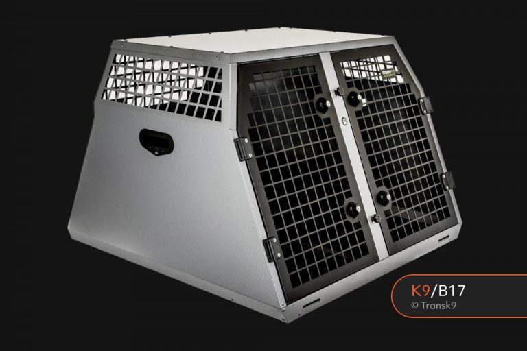 K9/B17 Double Dog Cage Transit Box for Vauxhall Astra Estate, Skoda