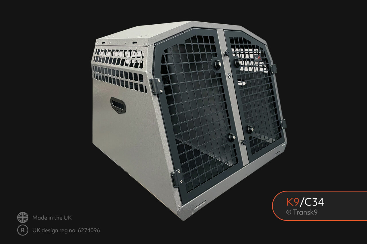 TransK9 C34 Dog Cage | Dog Crate | Dog Transit Box