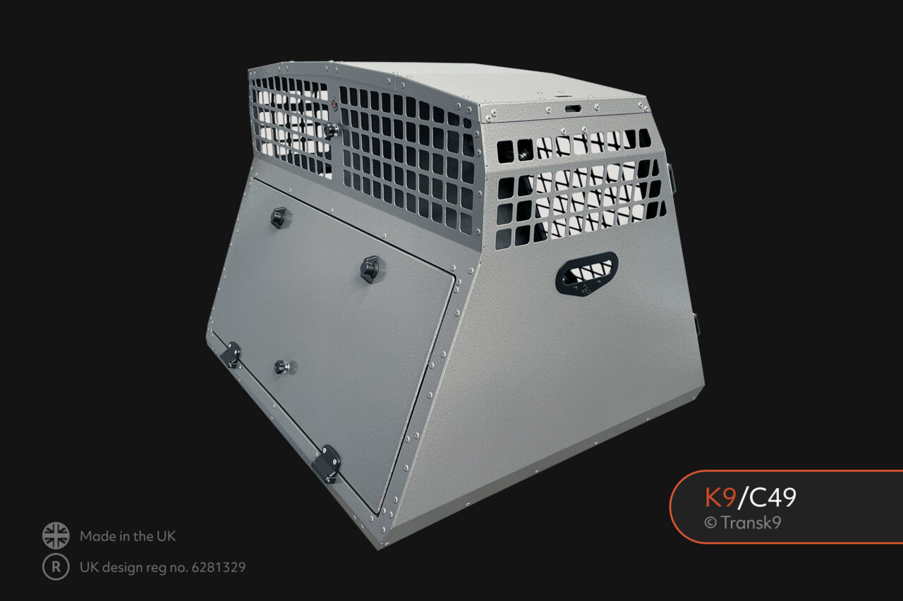 K9/C49 Double Dog Cage Dog Transit Box for Volvo XC40 Kia Sportage