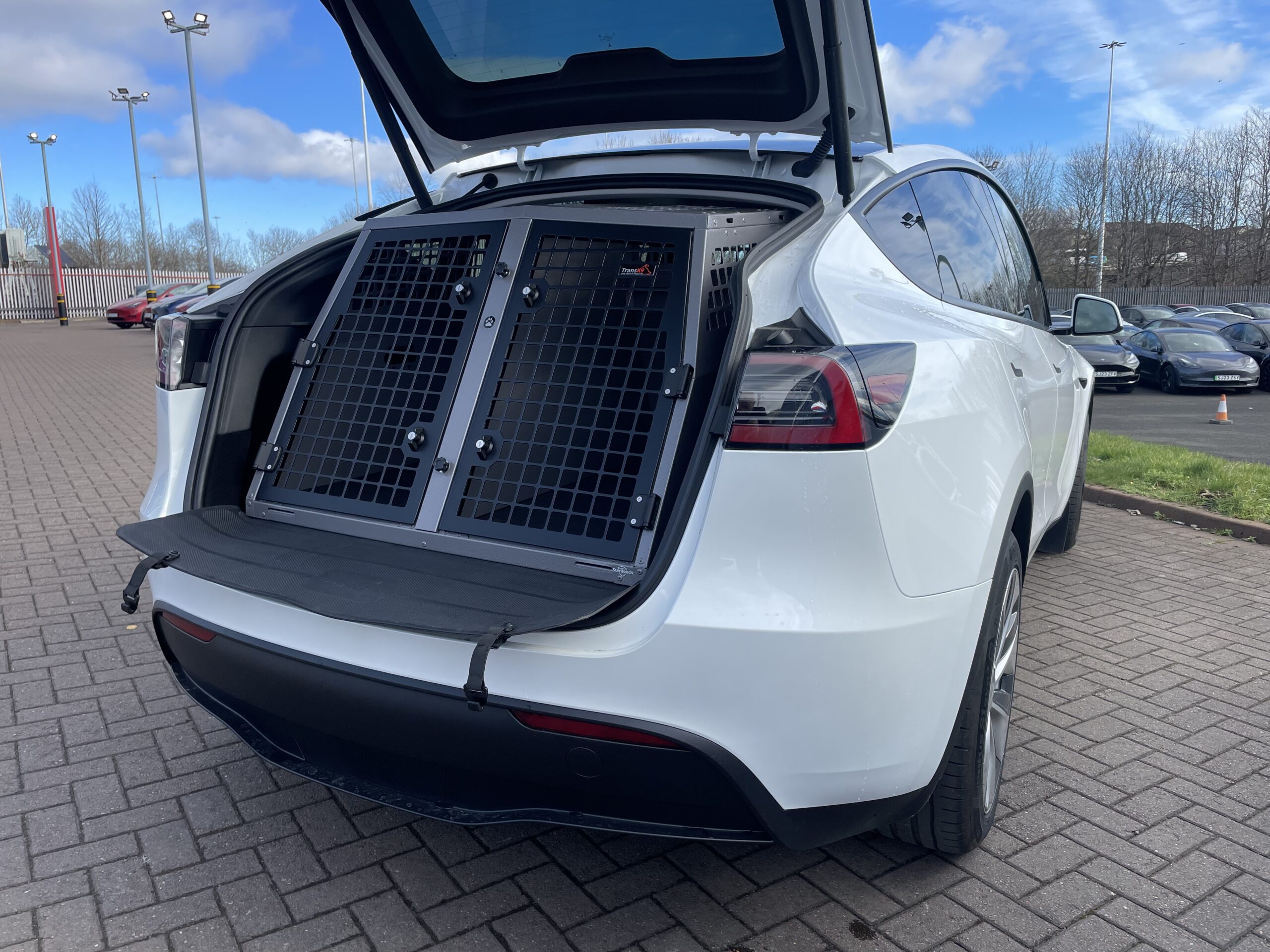 K9/C51 Double Dog Cage Transit Box for Range Rover Velar Transk9