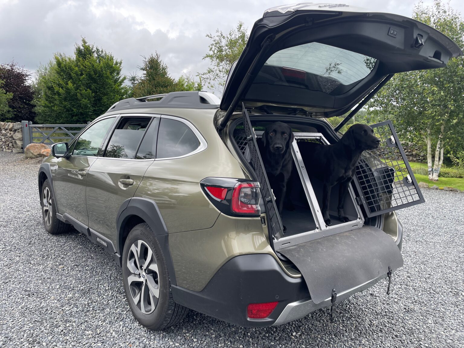 Car Dog Cages, Crates & Transit Boxes for Outback Estate 2020 – Present ...