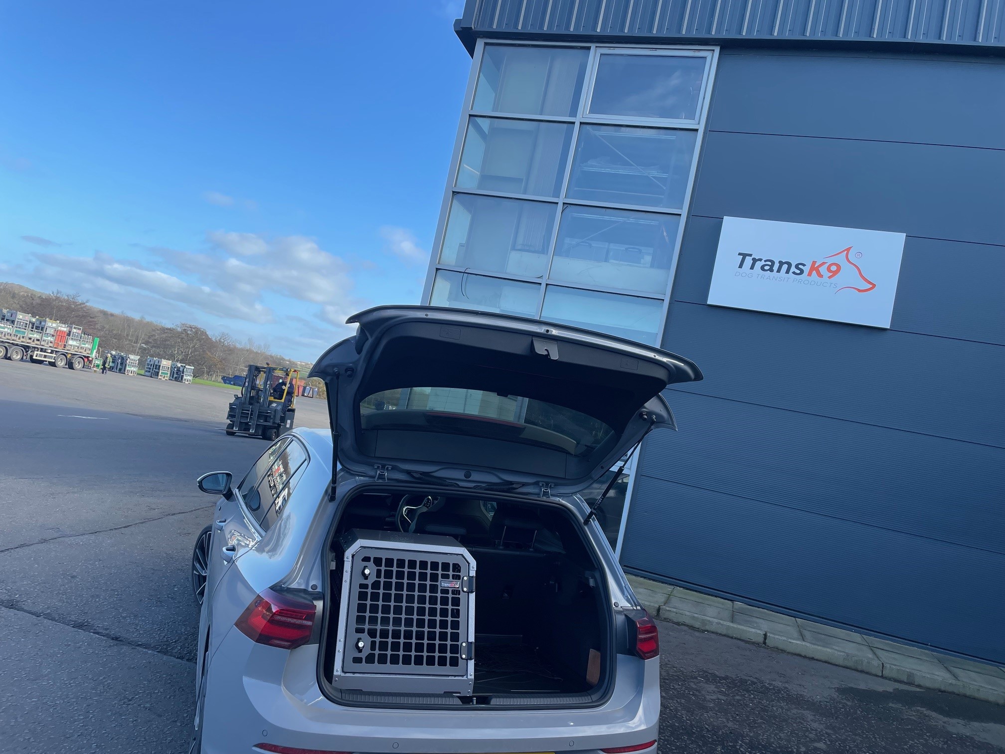 Dog Car Cages, Crates & Transit Boxes for Cars & Vans | TransK9